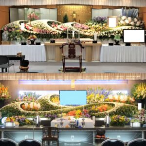 Altar for corporate and group funeral plans