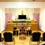 A altar at Komorebi Funeral Hall.