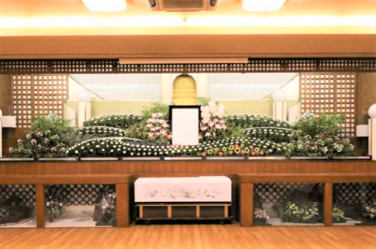 Funeral Plan B Flower Altar